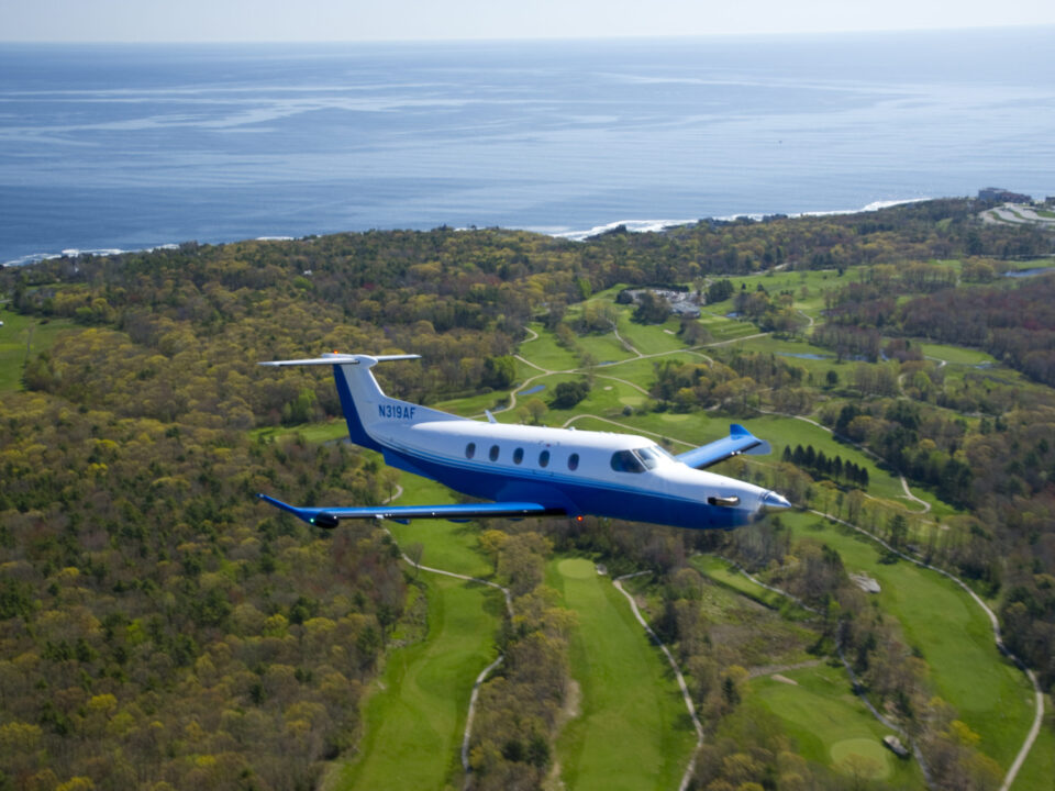 Private flight for golf