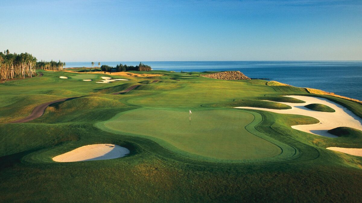 Golf course in Nova Scotia as part of PlaneSense's private jets to fly-in resorts